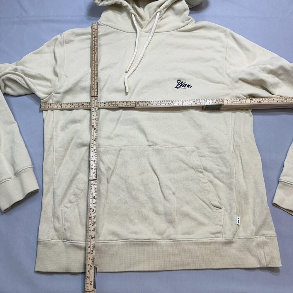 WAX London Hoodie Mens S White Pullover Embroidered Logo Casual Streetwear - Picture 7 of 16